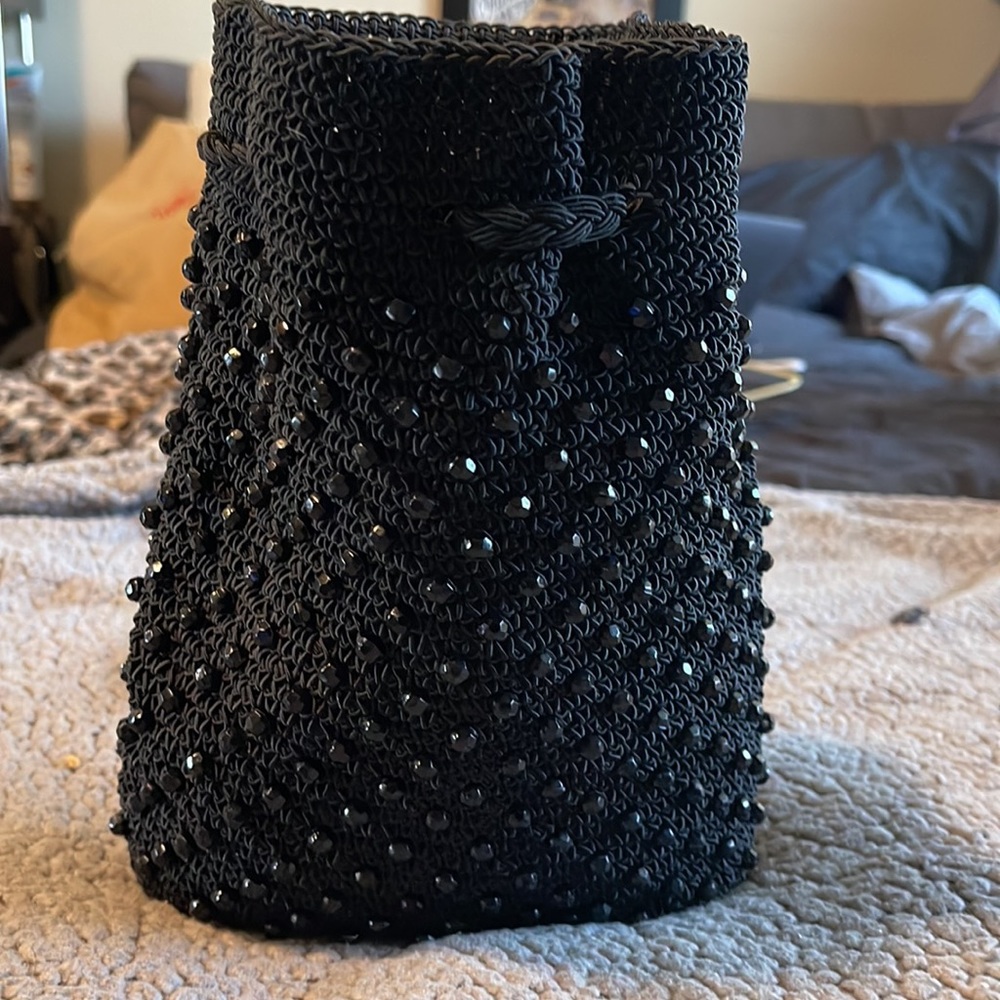Beaded small backpack purse - Picture 6 of 6